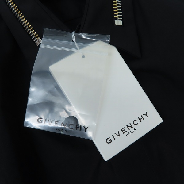 実際に弊社で買取させて頂いた【未使用】GIVENCHY/ジバンシィ 16SS 襟フェイクジップ装飾 スリムフィット長袖シャツ 16S 6006 300/39の画像 8枚目