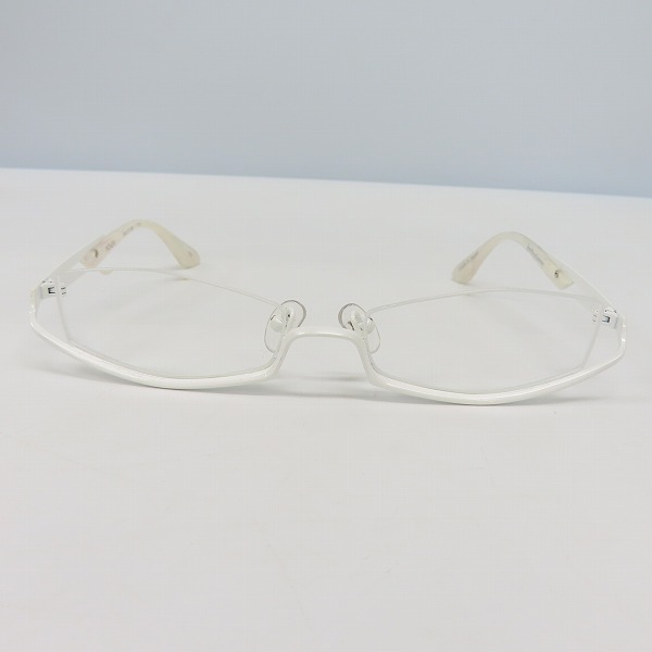 実際に弊社で買取させて頂いたLess than human/レスザンヒューマン  YO-EN アンダーリム 度入り 眼鏡/メガネフレームの画像 1枚目