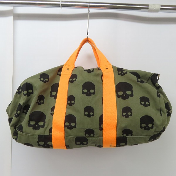 実際に弊社で買取させて頂いたHYDROGEN/ハイドロゲン スカル総柄 ボストンバッグの画像 1枚目