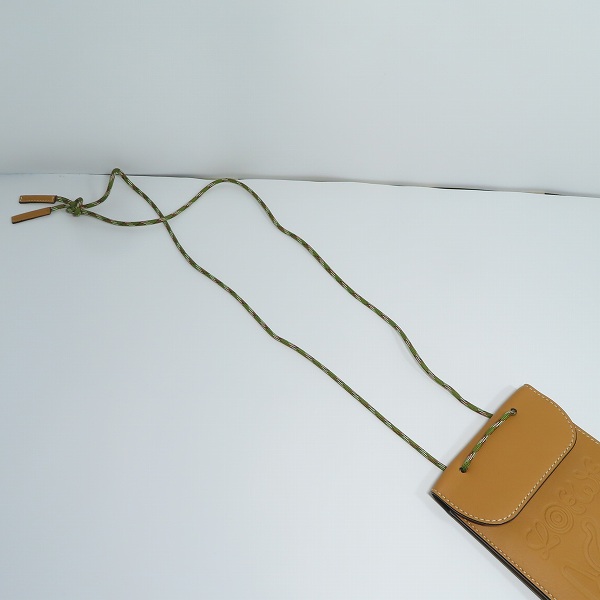 実際に弊社で買取させて頂いたLOEWE/ロエベ ネックポケット アイ ショルダーポーチの画像 8枚目