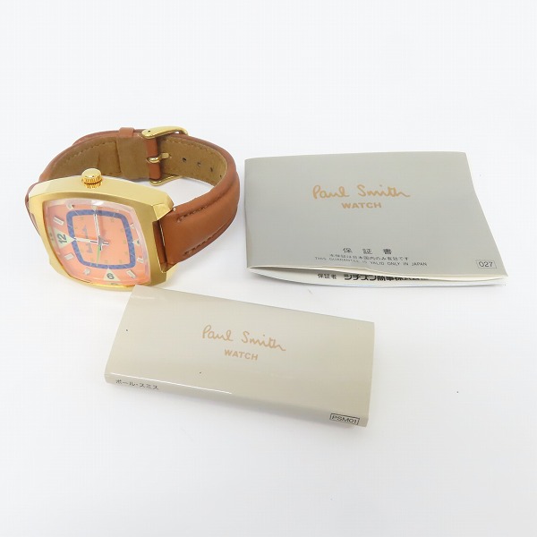 実際に弊社で買取させて頂いたPaul Smith/ポールスミス AUTOMATATIC 自動巻き アナログ腕時計/8220-824717の画像 6枚目