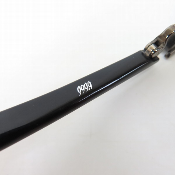 実際に弊社で買取させて頂いた999.9/フォーナインズ レンズ 度入り コンビネーション メガネフレーム/アイウェア S-822Tの画像 6枚目