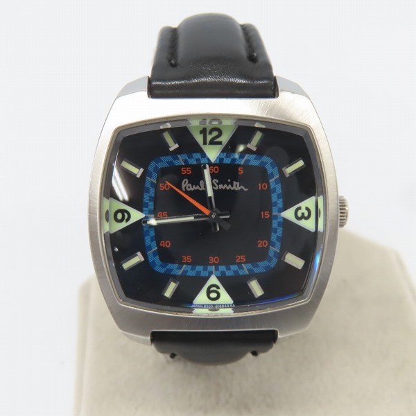 実際に弊社で買取させて頂いたPaul Smith/ポールスミス AUTOMATATIC 自動巻き アナログ腕時計/8220-824709 ブラック