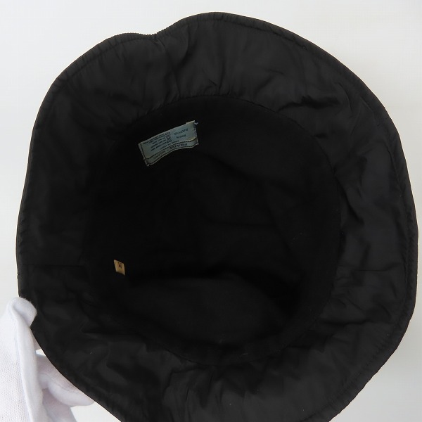 実際に弊社で買取させて頂いたPRADA/プラダ バケットハット ブラックの画像 5枚目