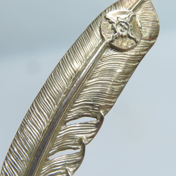 実際に弊社で買取させて頂いた(1)FIRST ARROWS/ファーストアローズ フェザー ペンダント 左向き P-001Lの画像 7枚目