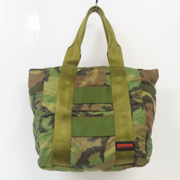 実際に弊社で買取させて頂いたBRIEFING/ブリーフィング BACKET TOTE PONCHO バケットトート ポンチョ 