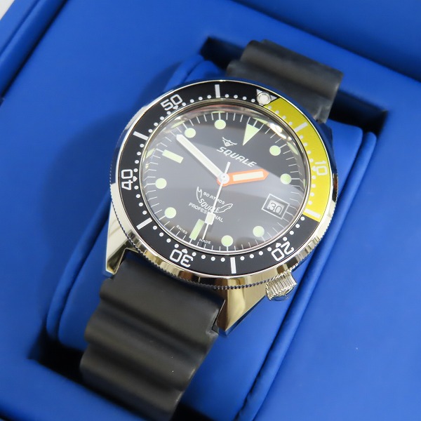 実際に弊社で買取させて頂いたSQUALE/スクワーレ 50 ATMOS PROFESSIONAL/プロフェッショナル 1521シリーズ ダイバーズ 自動巻き/腕時計
