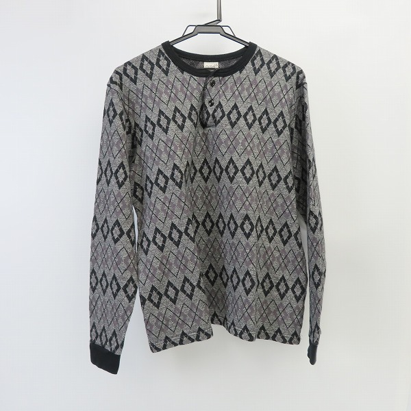 実際に弊社で買取させて頂いたCALEE/キャリー ヘンリー 総柄 ニット/セーター /L
