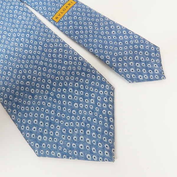 実際に弊社で買取させて頂いたBVLGARI/ブルガリ 総柄 ネクタイ の画像 4枚目