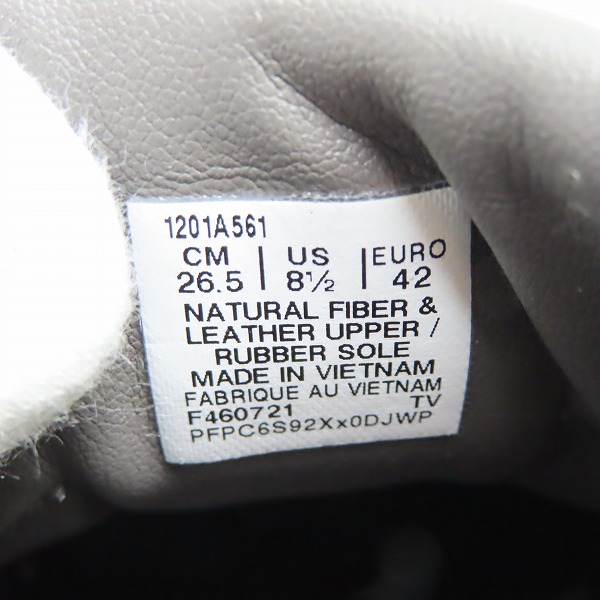 実際に弊社で買取させて頂いたasics/アシックス GEL-PTG for atmos OKAYAMA DENIM デニム地 スニーカー 1201A561-020/26.5の画像 5枚目