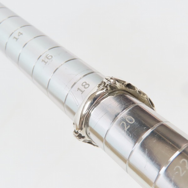 実際に弊社で買取させて頂いたALEX STREETER/アレックスストリーター エンジェルハートリング SPストーン クラックストーン/19号の画像 7枚目