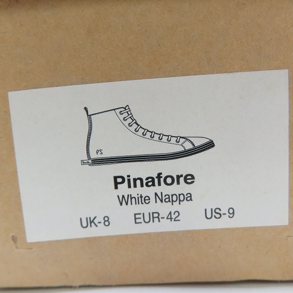 実際に弊社で買取させて頂いたPaul Smith/ポールスミス Pinafore ハイカットスニーカー/8の画像 8枚目