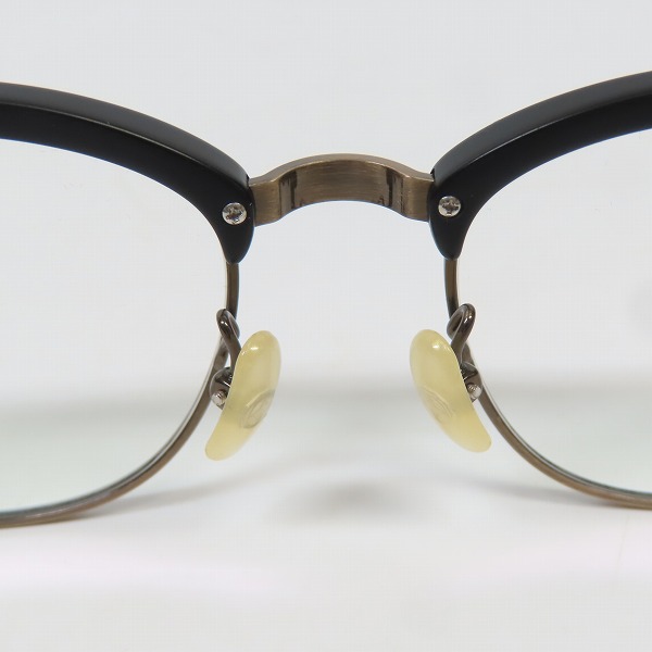 実際に弊社で買取させて頂いた999.9/フォーナインズ 度入り ミックスフレーム 眼鏡/メガネ/アイウェア M-17 9103 16Lの画像 4枚目