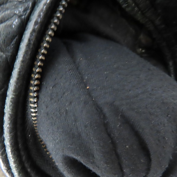 実際に弊社で買取させて頂いたLGB/ルグランブルー ディアスキン レザーパーカー/ジャケット 内ボア PARKA/STD/M BDYYW/2の画像 7枚目