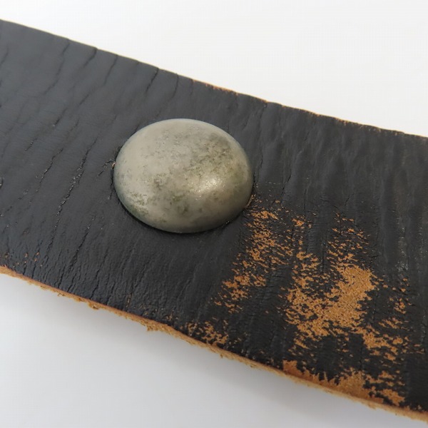 実際に弊社で買取させて頂いたNUMBER (N)INE/ナンバーナイン スタッズ レザーベルトの画像 7枚目