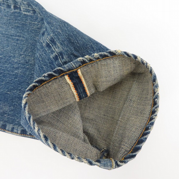 実際に弊社で買取させて頂いたCALEE/キャリー ダメージ加工 デニムパンツ/32/34/2点セットの画像 4枚目