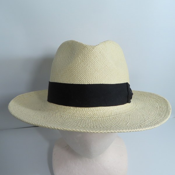 実際に弊社で買取させて頂いたWACKO MARIA×東京 HAT ROCKERS/ワコマリア×トウキョウハットロッカーズ ストローハット パナマハット/XLの画像 1枚目