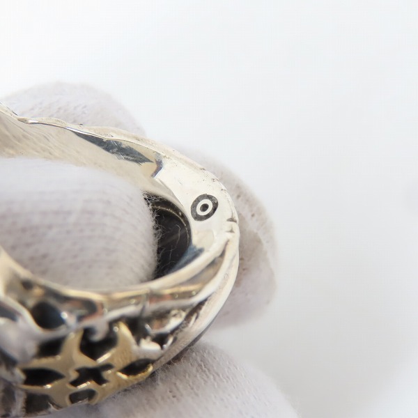 実際に弊社で買取させて頂いたALEX STREETER/アレックスストリーター エンジェルハートリング ヘンプ クルセイドクロス サイドK18クロス/19号の画像 6枚目