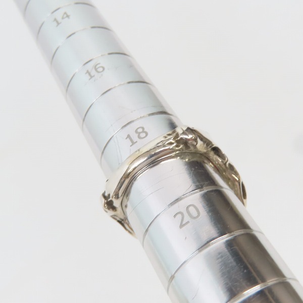 実際に弊社で買取させて頂いたALEX STREETER/アレックスストリーター エンジェルハートリング SPストーン オレンジ/18.5-19号の画像 8枚目