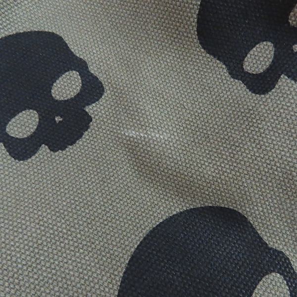 実際に弊社で買取させて頂いたHYDROGEN/ハイドロゲン スカル総柄 ボストンバッグの画像 7枚目