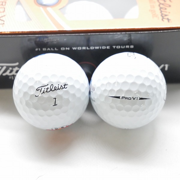 実際に弊社で買取させて頂いた(2)【未使用/オウンネーム】Titleist/タイトリスト PRO V1 ユニバーサルスタジオジャパン ゴルフボール 6球の画像 1枚目