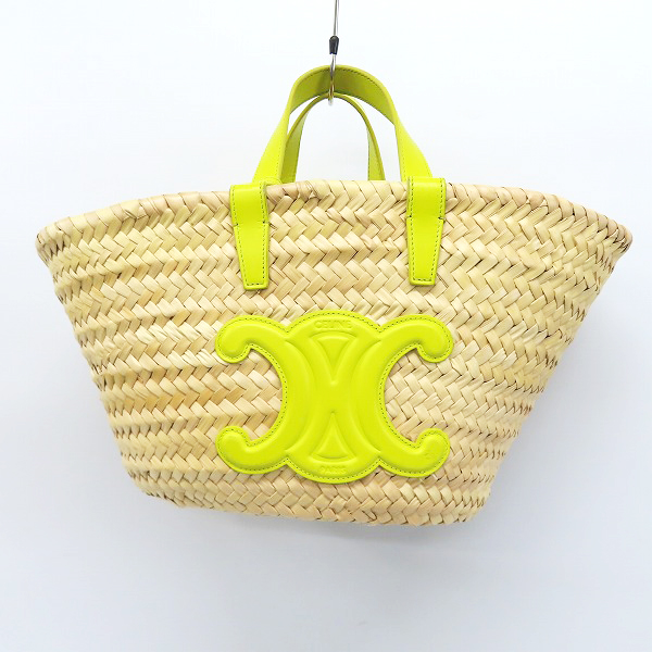 実際に弊社で買取させて頂いたCELINE/セリーヌ 22SS ティーン トリオンフ クラシックパニエ カゴバッグ アニス 194002CGG.11AN