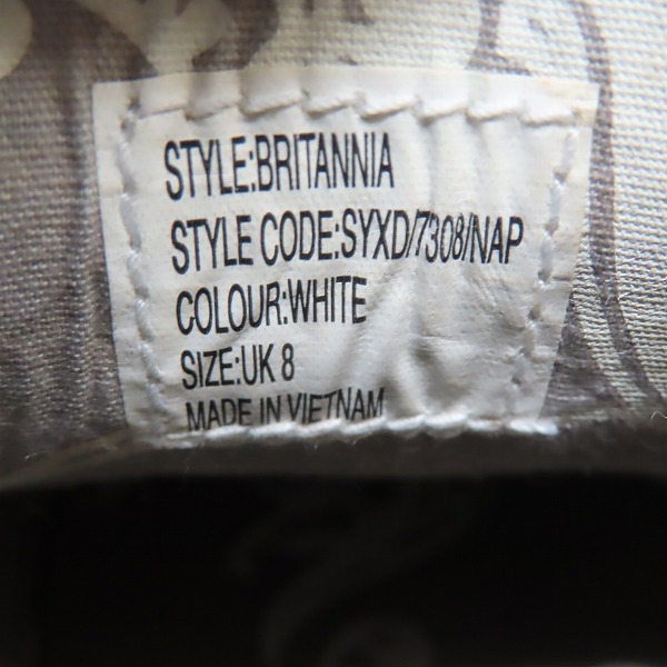 実際に弊社で買取させて頂いたPaul Smith/ポールスミス Britannia ローカットスニーカー/8の画像 5枚目