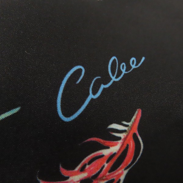 実際に弊社で買取させて頂いたCALEE/キャリー フェザーパターン トートバッグ CL-21SS002FEA SPの画像 4枚目