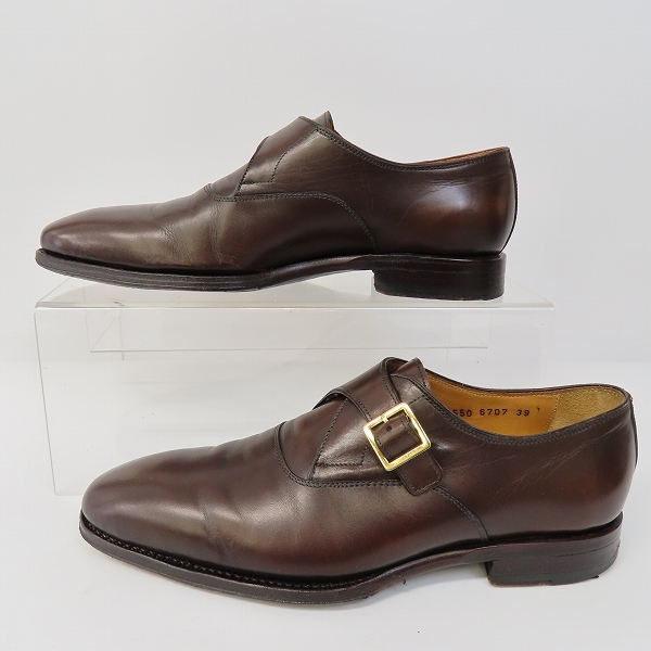 実際に弊社で買取させて頂いたJalan Sriwijaya/ジャランスリワヤ UNITED ARROWS green label relaxing モンクストラップ レザーシューズ 98550/39の画像 3枚目