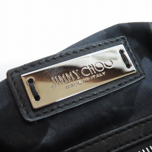 実際に弊社で買取させて頂いたJIMMY CHOO/ジミーチュウ LENNOX スターエンボス バックパック/リュックサックの画像 4枚目