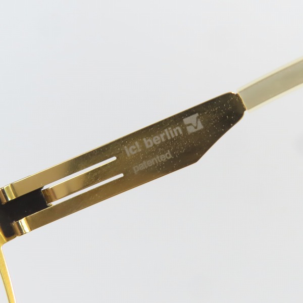 実際に弊社で買取させて頂いたic! berlin/アイシーベルリン manolya メタル サングラス/アイウェアの画像 7枚目