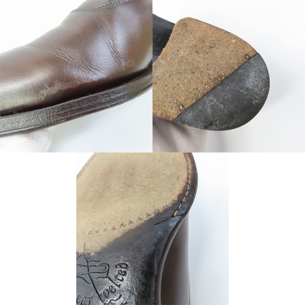 実際に弊社で買取させて頂いたJalan Sriwijaya/ジャランスリワヤ UNITED ARROWS green label relaxing モンクストラップ レザーシューズ 98550/39の画像 8枚目