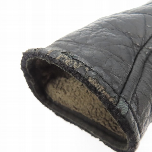 実際に弊社で買取させて頂いたLGB/ルグランブルー ディアスキン レザーパーカー/ジャケット 内ボア PARKA/STD/M BDYYW/2の画像 6枚目