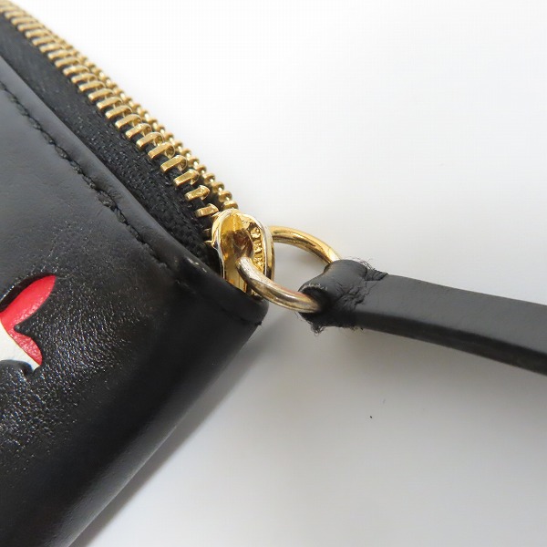 実際に弊社で買取させて頂いたMAISON KITSUNE/メゾンキツネ L字ファスナー コインケース 小銭入れの画像 6枚目