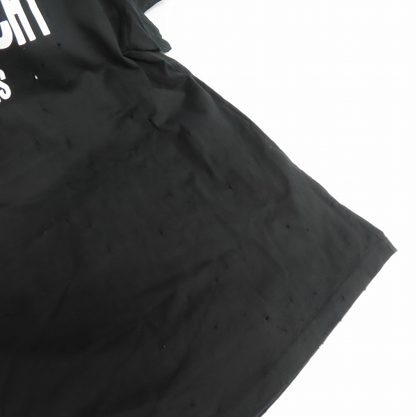 実際に弊社で買取させて頂いた【JPタグ】GIVENCHY/ジバンシィ デストロイ加工ロゴプリント半袖Tシャツ BW700D3015/XSの画像 7枚目