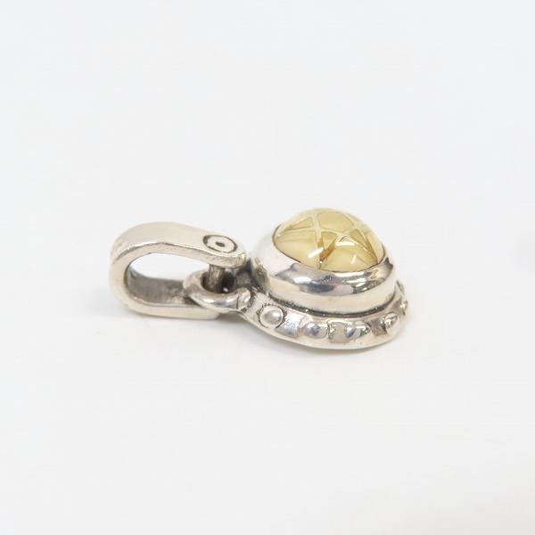 実際に弊社で買取させて頂いたALEX STREETER/アレックスストリーター ベイビーデビルハートペンダント パウダーバルティックアンバーの画像 4枚目