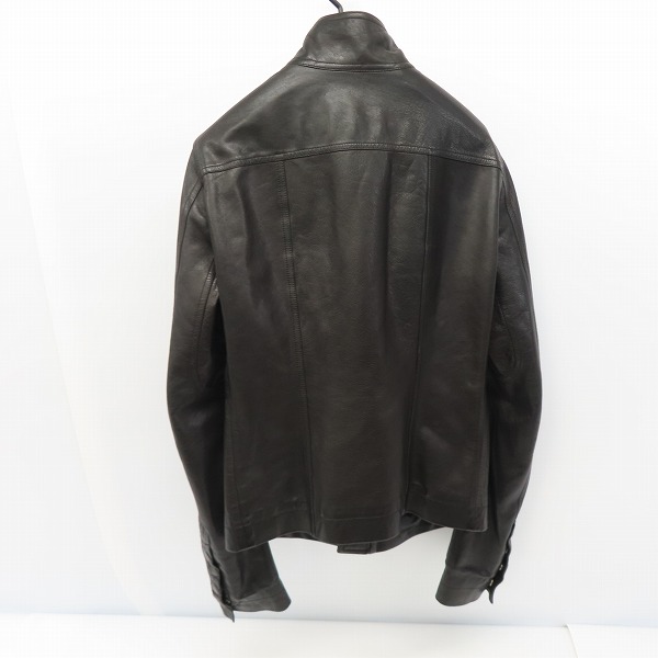 実際に弊社で買取させて頂いたRick Owens/リックオウエンス 18SS レザージャケット  RU18S5762-LCW/48の画像 1枚目