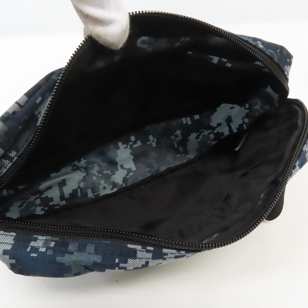 実際に弊社で買取させて頂いたBRIEFING/ブリーフィング 迷彩 カモ ポーチ セカンドバッグの画像 3枚目