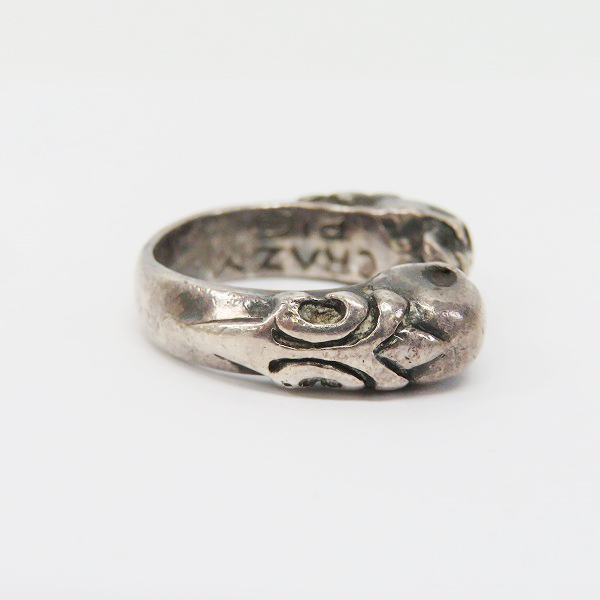 実際に弊社で買取させて頂いたCRAZY PIG/クレイジーピッグ ツインスカルリング 16.5号の画像 4枚目