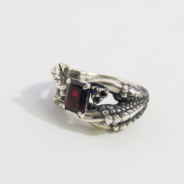 実際に弊社で買取させて頂いたBloody Mary/ブラッディマリー バルブリング ｗ/ガーネット/ブラックダイヤ 21号