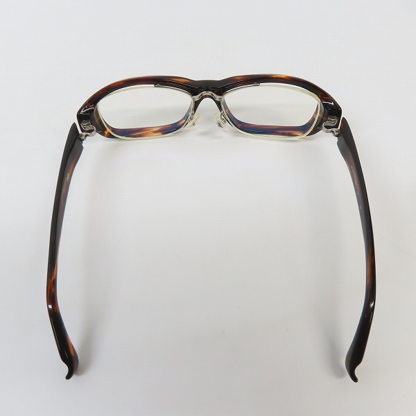 実際に弊社で買取させて頂いた999.9/フォーナインズ 度入り ネオプラスチックフレーム メガネ/アイウェア デミ柄 NP-58 646の画像 3枚目