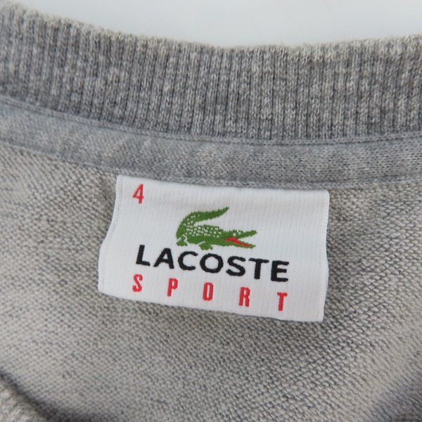 実際に弊社で買取させて頂いたLACOSTE/ラコステ 型押し スウェット トレーナー/4の画像 2枚目