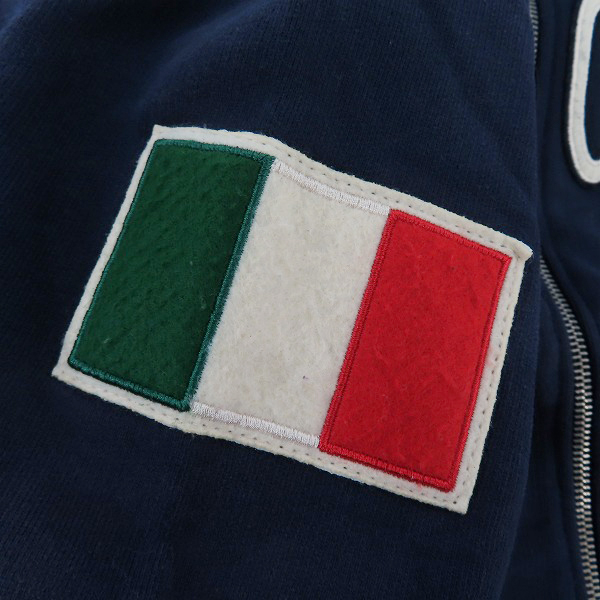 実際に弊社で買取させて頂いたHYDROGEN/ハイドロゲン ロゴ スウェットジップブルゾン/Lの画像 6枚目