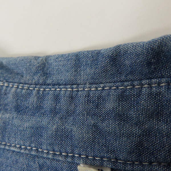 実際に弊社で買取させて頂いたTHE FLAT HEAD/フラットヘッド デニムシャツ/38の画像 6枚目