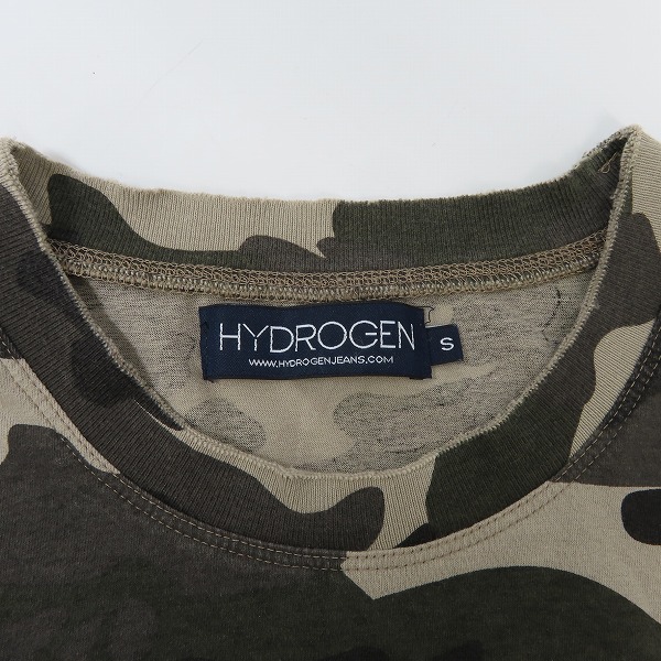 実際に弊社で買取させて頂いたHYDROGEN/ハイドロゲン スカル カモ 半袖 Tシャツ/Sの画像 6枚目