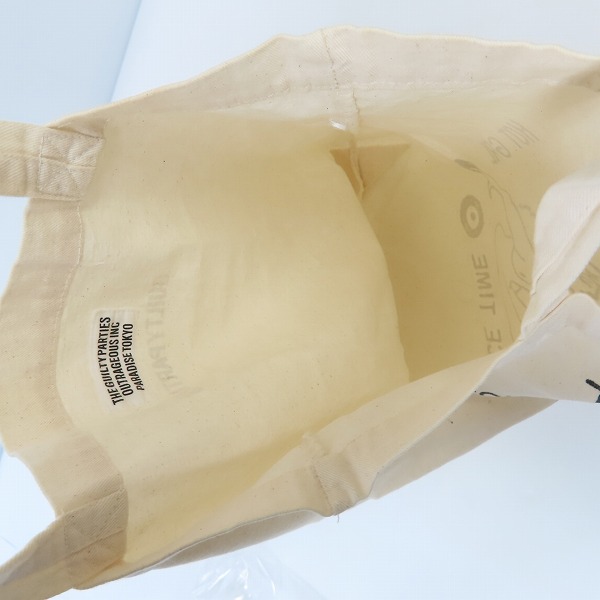 実際に弊社で買取させて頂いたWACKO MARIA/ワコマリア GUILTY PARTIES 17FW NUDE GIRL TOTE BAG/トートバッグの画像 3枚目