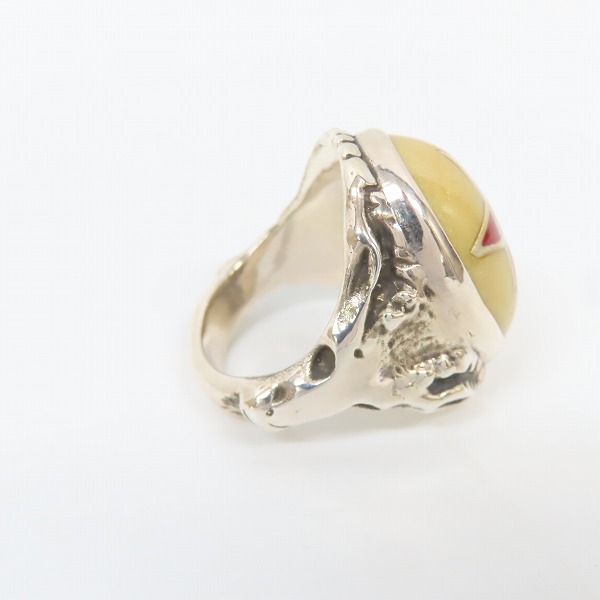 実際に弊社で買取させて頂いたALEX STREETER/アレックスストリーター エンジェルハートリング ハーレクインスターパール レッドスター/18.5-19号の画像 4枚目