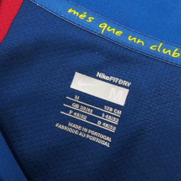 NIKE/ナイキ FCバルセロナ 07/08 ホーム ユニフォーム 237741