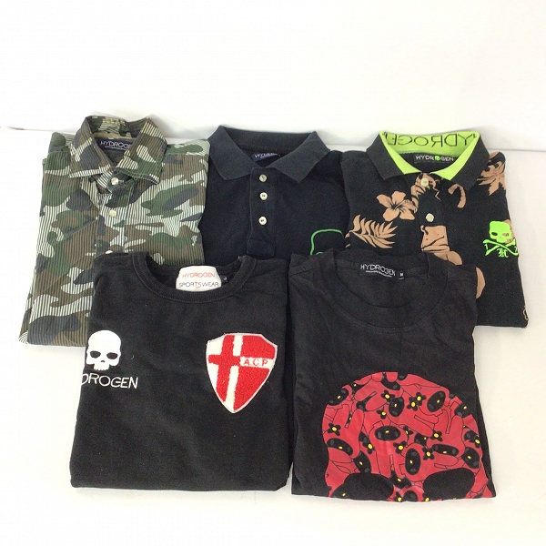 実際に弊社で買取させて頂いた【おまとめ品】HYDROGEN/ハイドロゲン Tシャツ/ポロシャツ/長袖シャツ 迷彩