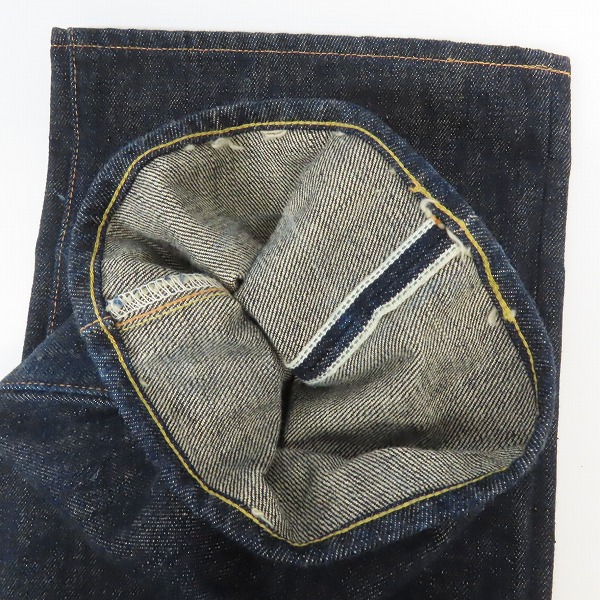 実際に弊社で買取させて頂いたSUGAR CANE/シュガーケーン デニムパンツ lot.303 W34/L34の画像 9枚目